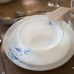 צלחת מנה ראשונה 21.5 ס"מ, Blue Floral מבית Corning Corelle תוצרת ארצות הברית