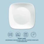צלחת מנה עיקרית 26.5 ס"מ, Pure White מבית Corning Corelle תוצרת ארצות הברית