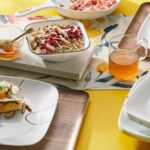 צלחת מנה עיקרית 26.5 ס"מ, Simple Lines מבית Corning Corelle תוצרת ארצות הברית