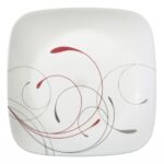 צלחת מנה עיקרית 26.5 ס"מ, splendor square מבית Corning Corelle תוצרת ארצות הברית