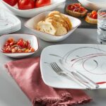 צלחת מנה עיקרית 26.5 ס"מ, splendor square מבית Corning Corelle תוצרת ארצות הברית