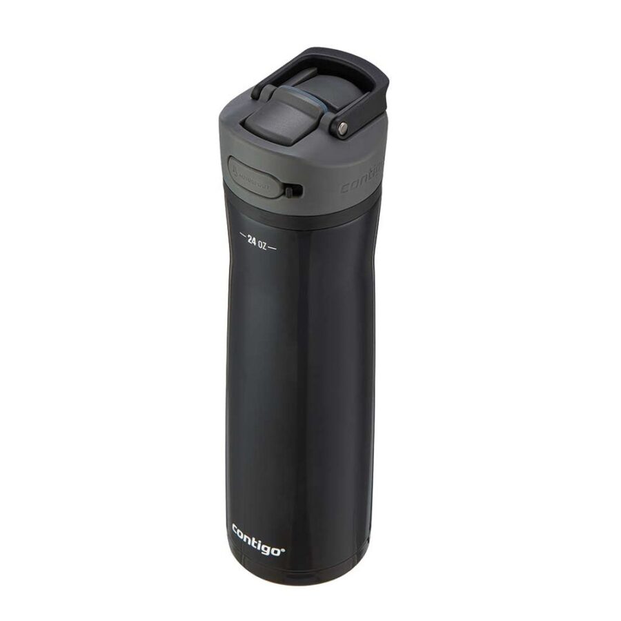 בקבוק מתכת ASHLAND CHILL 2.0 שחור  720 מ"ל Contigo