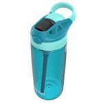 בקבוק CLEANABLE כחול תכלת 590 מ"ל CONTIGO +מדבקת שם מעוצבת מתנה