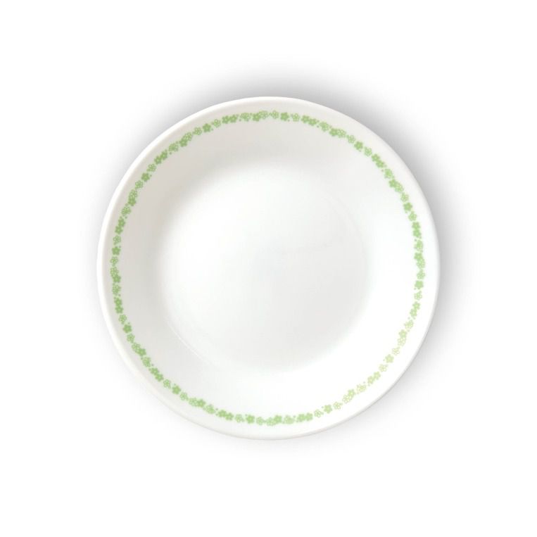 צלחת עוגה 17 ס"מ, Spring Blossom Green מבית  Corning Corelle תוצרת ארצות הברית