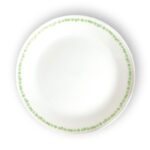 צלחת מנה ראשונה 21.5 ס"מ, Spring Blossom Green מבית  Corning Corelle תוצרת ארצות הברית