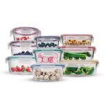 סט 9 כלי אחסון GLASS CLOC מבית Food Appeal