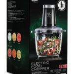 קוצץ ירקות חשמלי עוצמתי במיוחד 500W, מיכל זכוכית 2 ליטר מבית Food appeal
