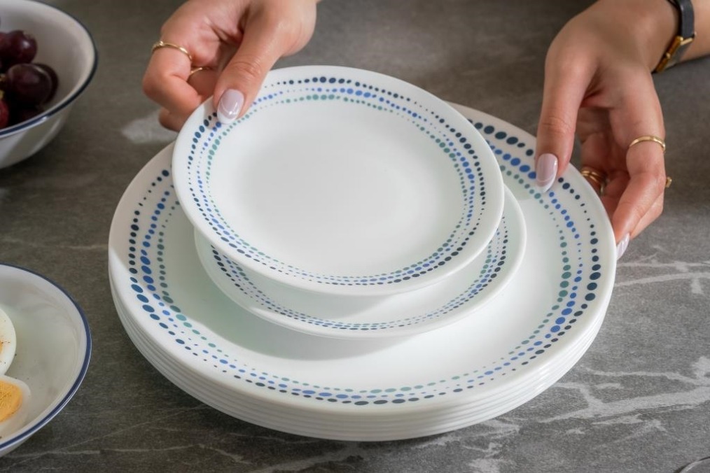 צלחת מנה עיקרית 26 ס"מ, Ocean Blues  מבית Corning Corelle תוצרת ארצות הברית