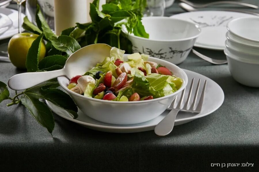 קערת סלט 1 ליטר Winter Frost White     מבית Corning Corelle תוצרת ארצות הברית