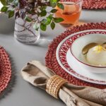 בול למרק 532 מ"ל, פס אדום מבית Corning Corelle תוצרת ארצות הברית