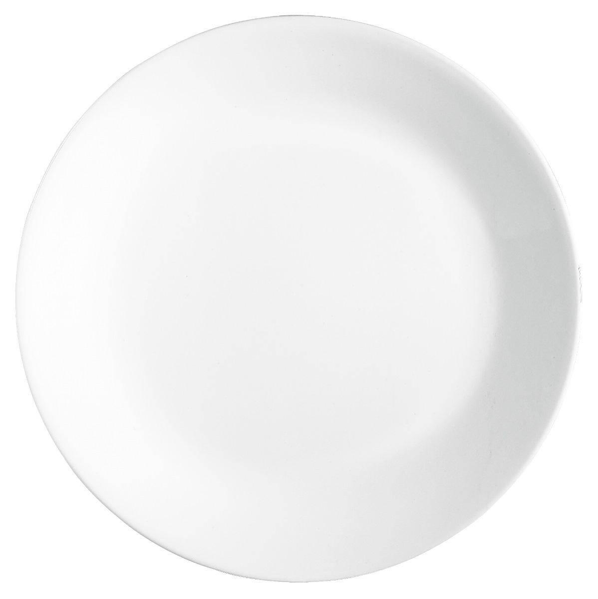 צלחת מנה ראשונה 21.5 ס"מ, Winter Frost White  מבית Corning Corelle תוצרת ארצות הברית