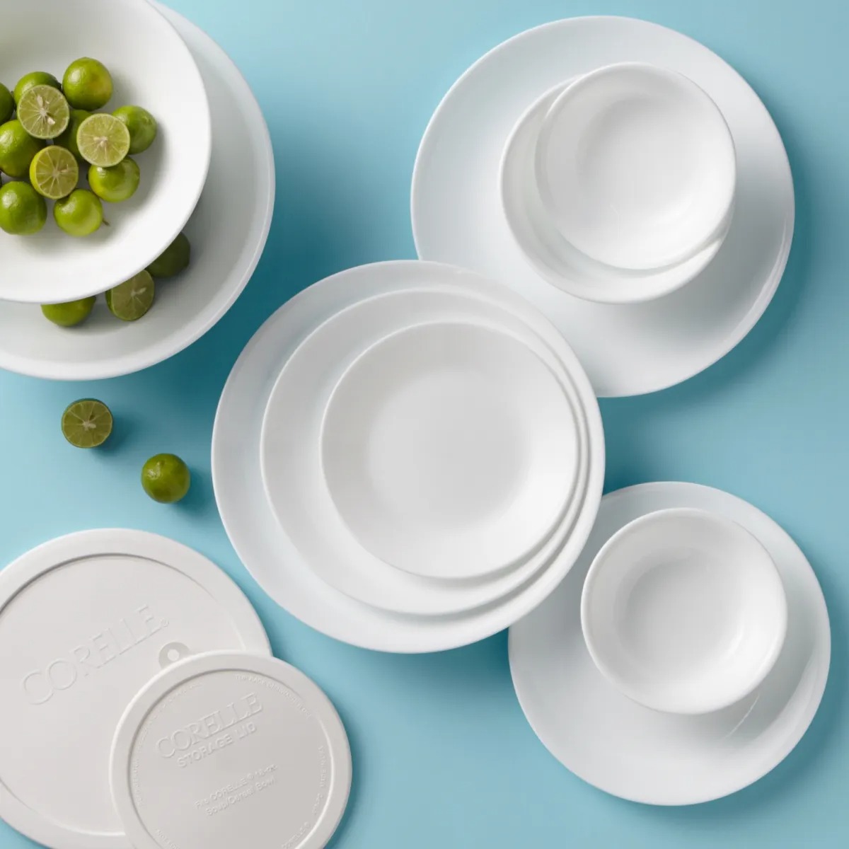 צלחת מנה עיקרית 26 ס"מ, Winter Frost White  מבית Corning Corelle תוצרת ארצות הברית