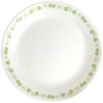 סט צלחות 18 חלקים, Spring Blossom Green מבית  Corning Corelle תוצרת ארצות הברית