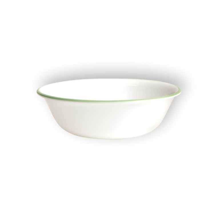 סט צלחות 18 חלקים, Spring Blossom Green מבית  Corning Corelle תוצרת ארצות הברית