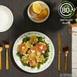 סט צלחות 18 חלקים, Spring Blossom Green מבית  Corning Corelle תוצרת ארצות הברית
