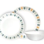 סט צלחות 18 חלקים, Anders  מבית  Corning Corelle תוצרת ארצות הברית