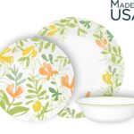 סט 18 חלקים, Contemporary Fruit  מבית Corning Corelle תוצרת ארצות הברית