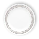 סט צלחות 18 חלקים, Brushed Silver מבית Corning Corelle תוצרת ארצות הברית