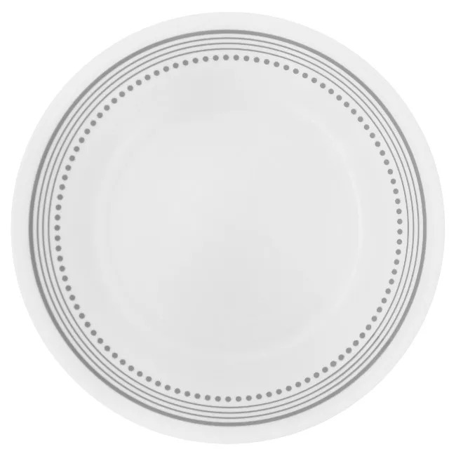 סט צלחות 24 חלקים, Mystic Gray מבית Corning Corelle תוצרת ארצות הברית