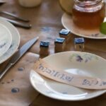 סט 18 חלקים, Blue Floral מבית Corning Corelle תוצרת ארצות הברית