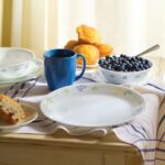 סט 18 חלקים, Secret Garden פס ירוק מבית Corning Corelle תוצרת ארצות הברית