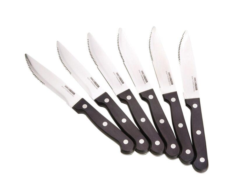 סט 6 סכיני סטייק גדולים Arcosteel