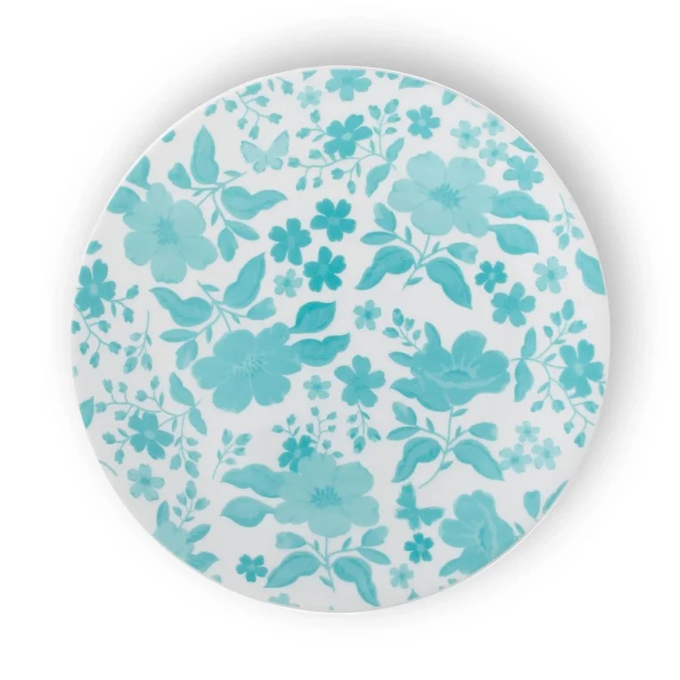 סט צלחות 18 חל' Teal מבית Corning Corelle תוצרת ארצות הברית