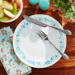 צלחת מנה עיקרית 26 ס"מ Teal  מבית Corning Corelle תוצרת ארצות הברית