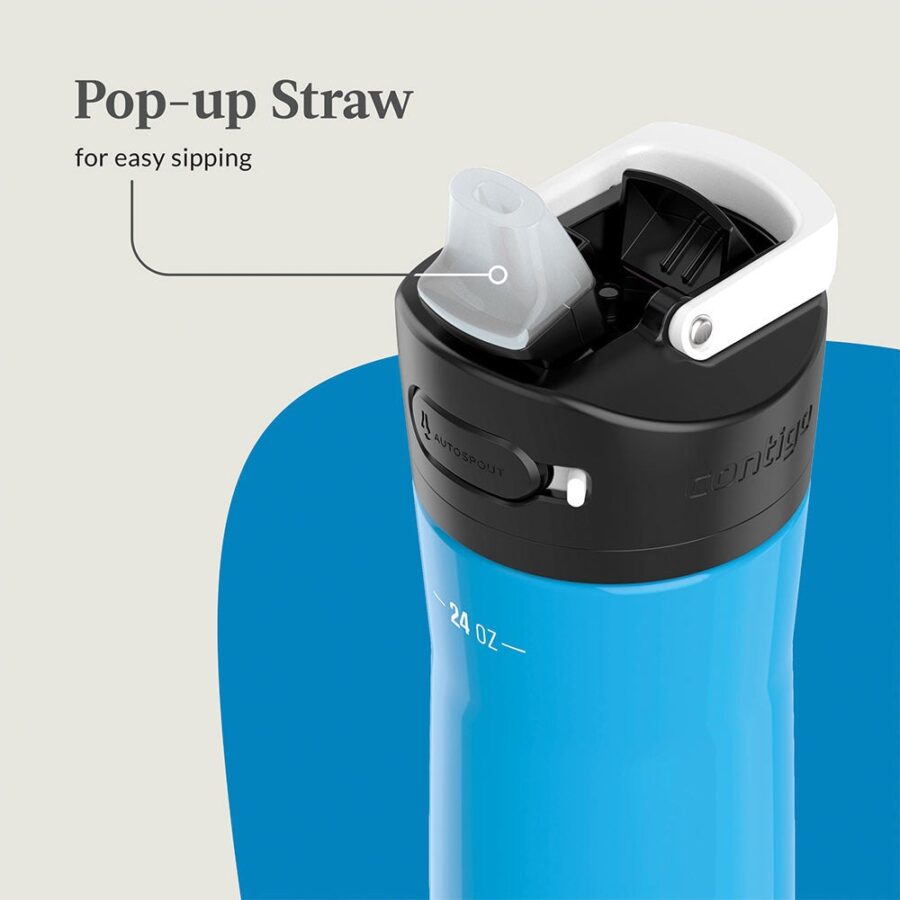 בקבוק מתכת ASHLAND CHILL 2.0 כחול  720 מ"ל Contigo