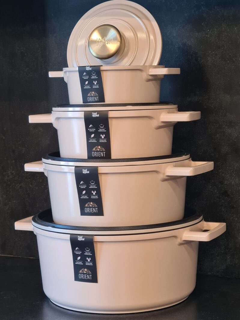 סיר קדירה 20 ס"מ, 2.5 ליטר ORIENT קרם Foodappeal