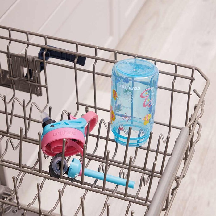 בקבוק ילדים CLEANABLE פרפרים 420 מ"ל מבית CONTIGO