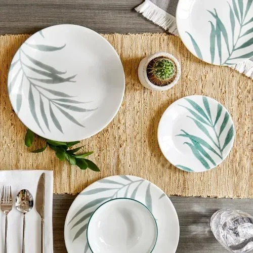 צלחת עוגה 17 ס"מ, Solar Print Corning Corelle מבית Corning Corelle תוצרת ארצות הברית