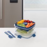 קופסת אוכל  1.1 ליטר SISTEMA צבע כחול
