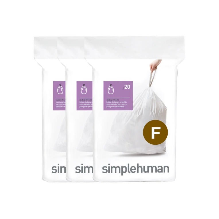 שקיות מסוג F לפח 25-30 ל' - Simplehuman
