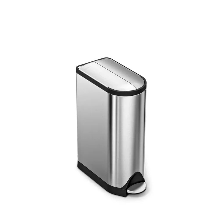 פח דוושה פרפר, נירוסטה מאט 18 ל' - simplehuman
