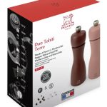 זוג מטחנות מלח+פלפל, חום/ורוד עתיק - Tahiti מבית המותג PEUGEOT