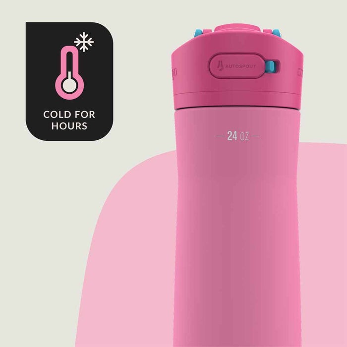 בקבוק מתכת ASHLAND CHILL 2.0 ורוד מסטיק 720 מ"ל CONTIGO