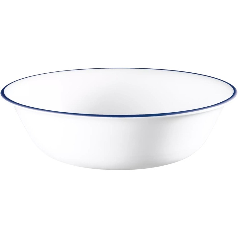 בול למרק 532 מ"ל, פס כחול  מבית Corning Corelle תוצרת ארצות הברית