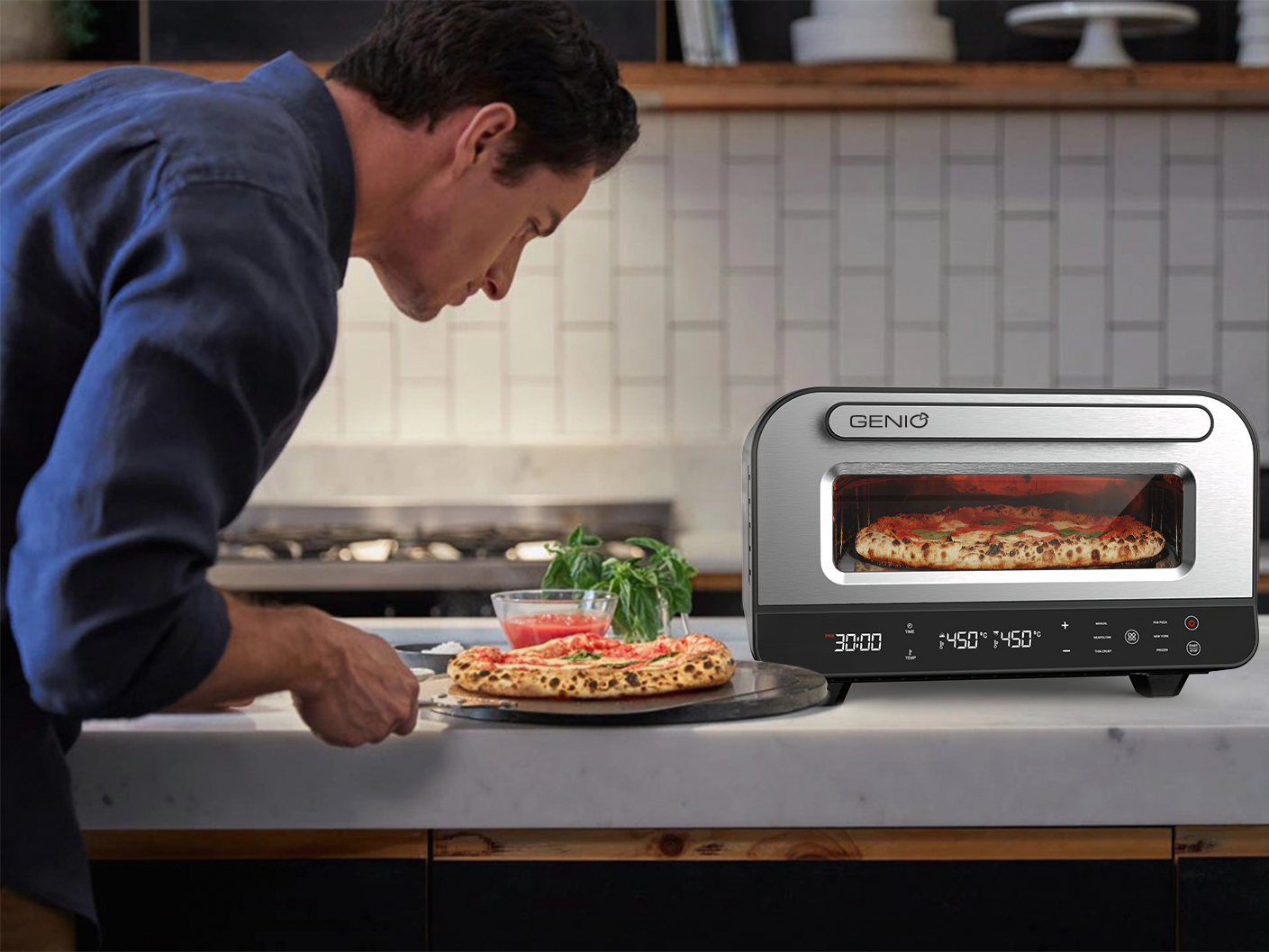 טאבון חשמלי דיגיטלי Genio