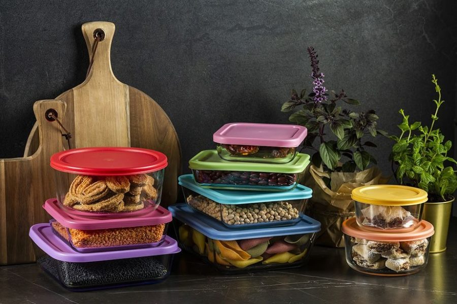 סט קופסאות אחסון זכוכית 9 חלקים COOK & STORE