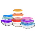 סט קופסאות אחסון זכוכית 9 חלקים COOK & STORE
