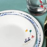 סט צלחות 18 חלקים, Easy weekend מבית Corning Corelle תוצרת ארצות הברית