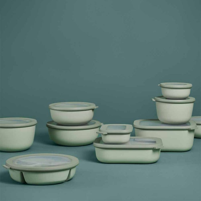 סט 2 קופסאות אחסון מלבניות CIRQULA 1 ליטר ירוק Mepal