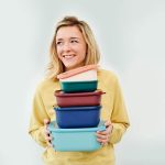 סט 3 קופסאת CIRQULA M ירוק מבית Mepal