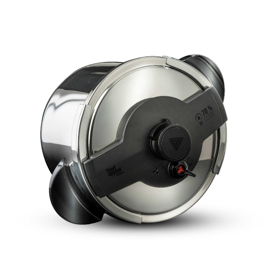 סיר לחץ בטיחותי 12 ליטר  27 ס"מ TITAN מבית Food appeal