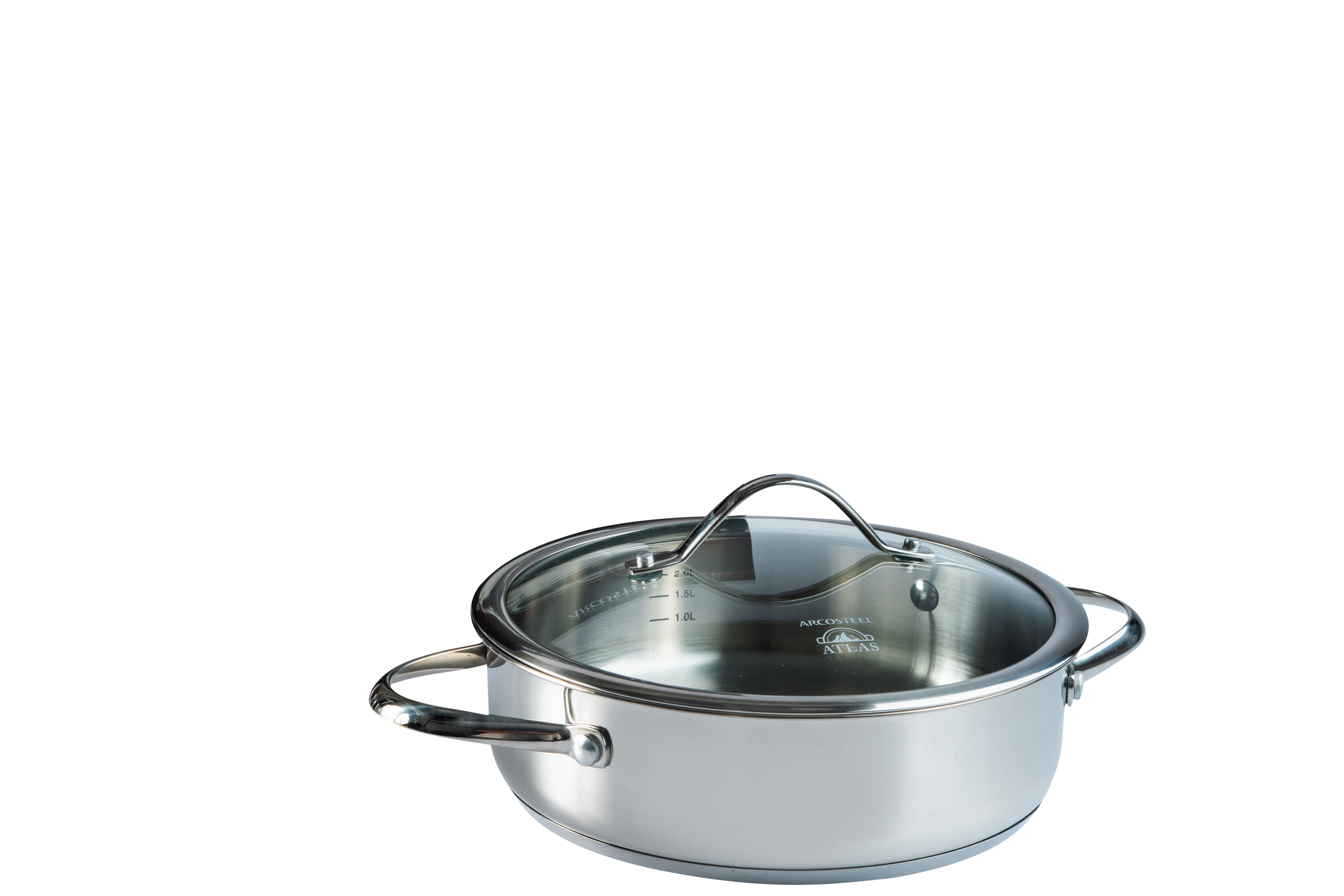 סוטאז' Atlas נירוסטה 24 ס"מ -3.1 ליטר - ARCOSTEEL
