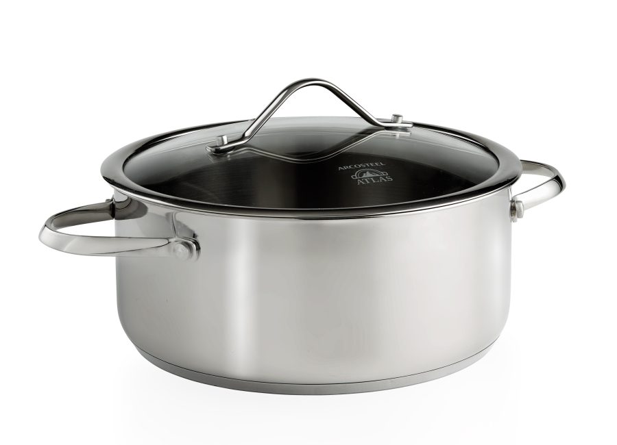 סיר ATLAS נירוסטה 24 ס"מ - 5 ליטר-ARCOSTEEL