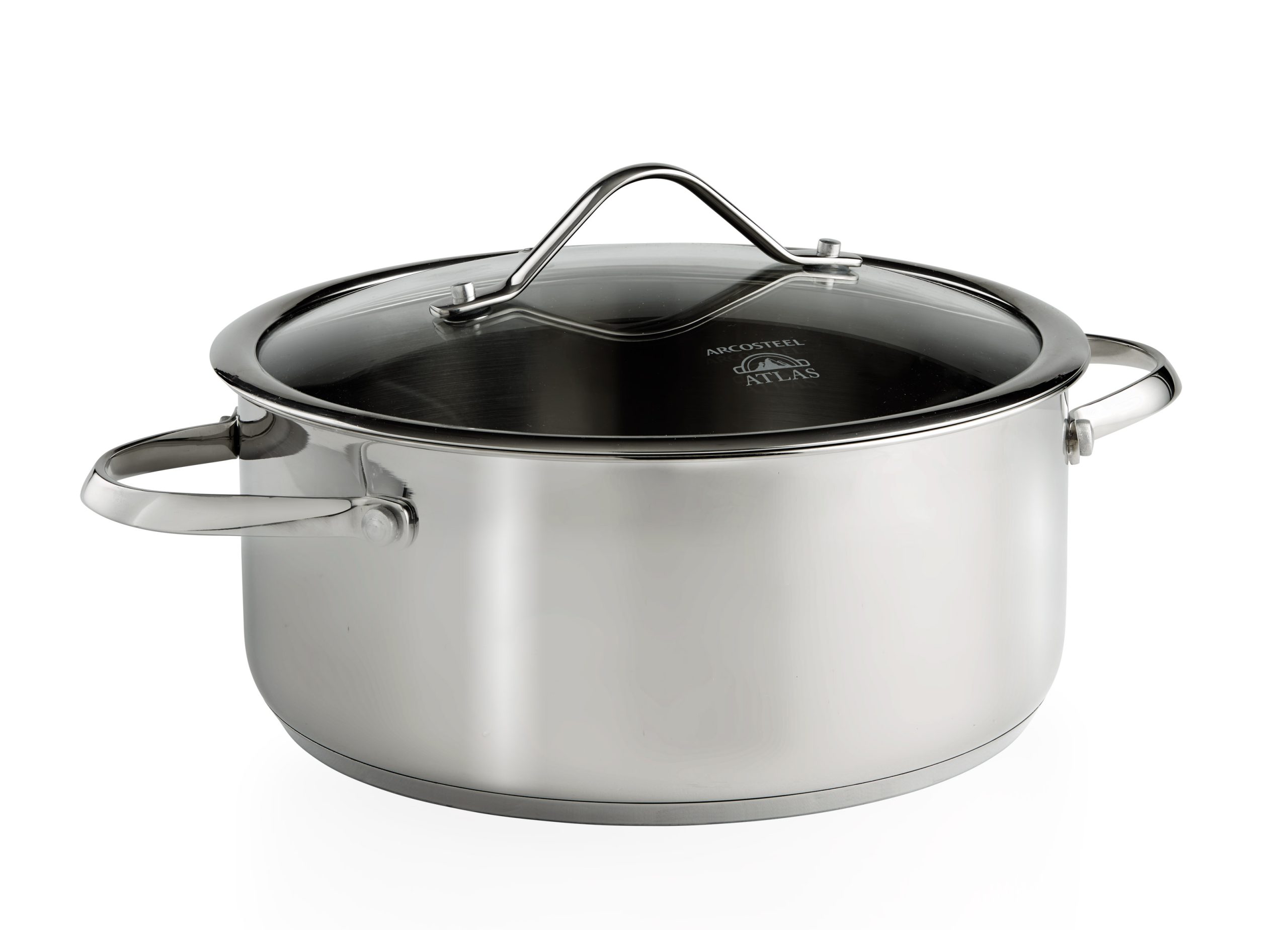 סיר ATLAS נירוסטה 24 ס"מ - 5 ליטר-ARCOSTEEL