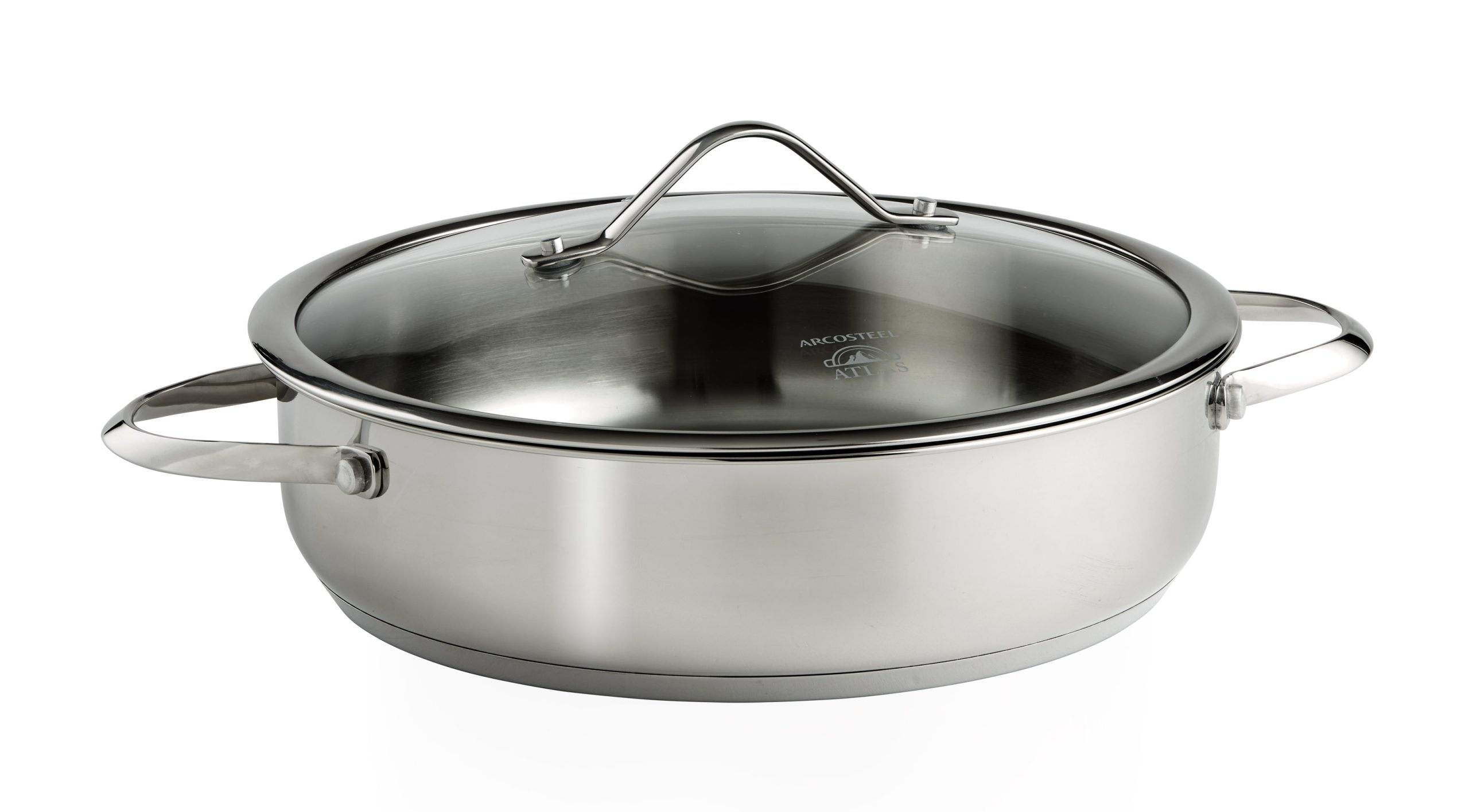 סוטז'Atlas  נירוסטה 28 ס"מ - 4.3 ליטר- ARCOSTEEL