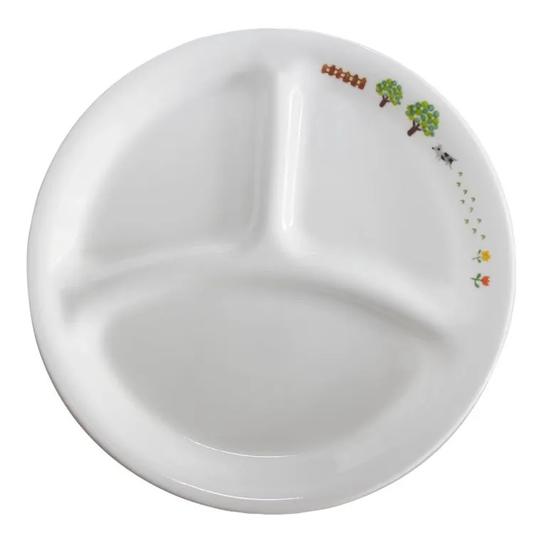 צלחת מחולקת 21.5 ס"מ  Easy Weekend מבית Corning Corelle תוצרת ארצות הברית
